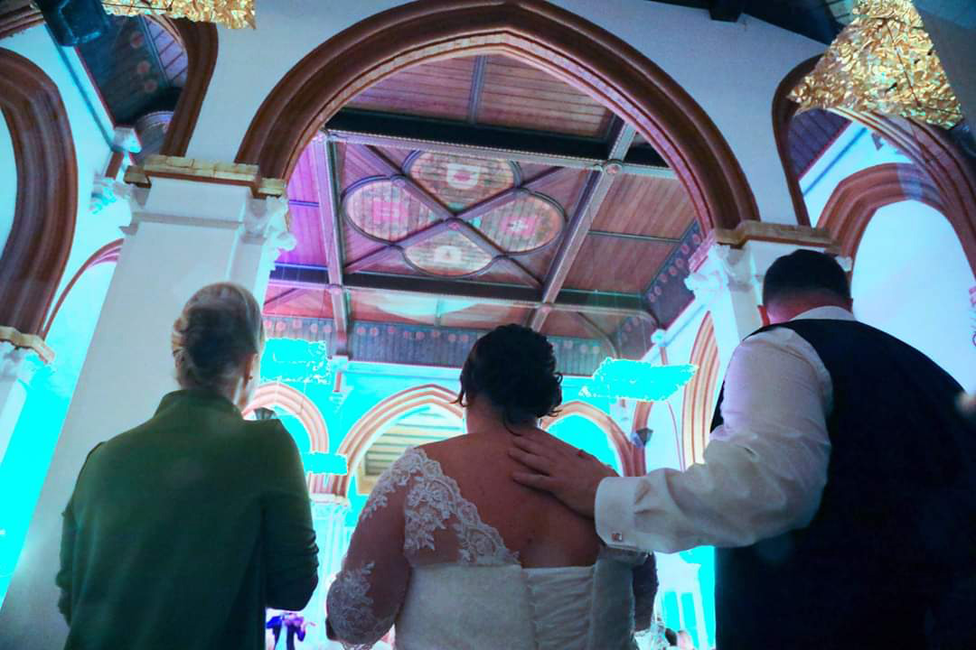 Hochzeit im Arkadensaal der Kupferschmiede in Hildesheim